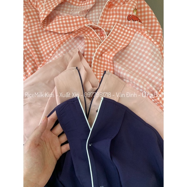 Bộ pyjama đùi xuất dư xịn cho nữ nhiều màu