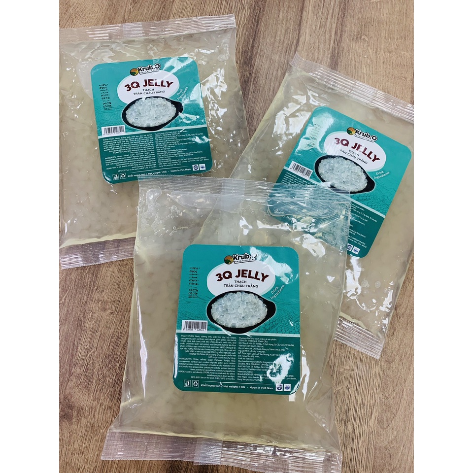 Trân châu trắng 3Q Jelly dai giòn sần sật - Nguyên liệu pha chế cao cấp TẠP HÓA MẸ JUNE