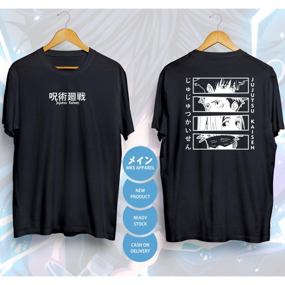 [ Sale] Áo phông Jujutsu KAISEN T-Shirt GOJOU SATORU ngắn tay cực ngầu giá tận xưởng0