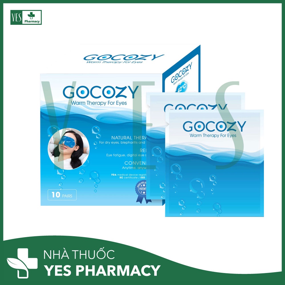 Miếng che mắt chườm ấm Gocozy - Nhà thuốc Yes Pharmacy