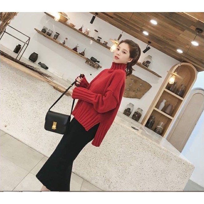 Áo Len Nữ Cổ Lọ Sang Chảnh Hàng Quảng Châu Cao Cấp Chất Đẹp | BigBuy360 - bigbuy360.vn