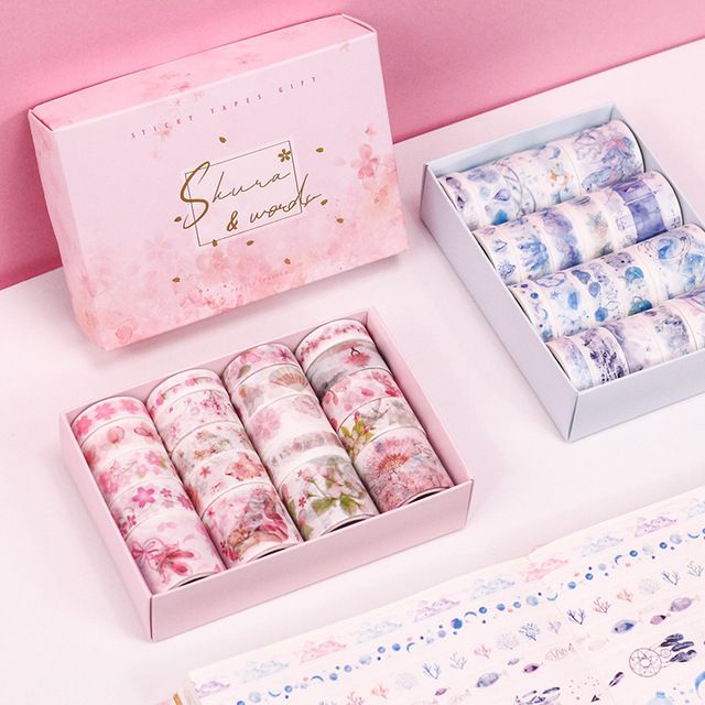 Set 20 cuộn băng dính trang trí washi tape