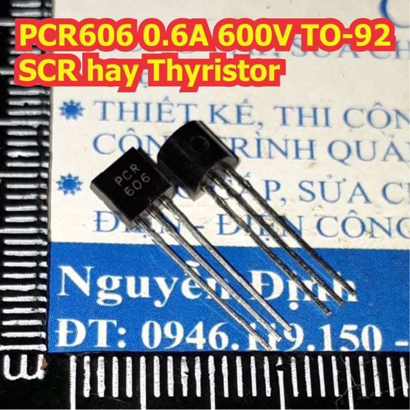 20 con PCR606 0.6A 600V TO-92 SCR hay Thyristor kde1530