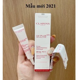 Kem chống nắng Clarins UV plus anti-polution SPF 50 PA+++ mini size 10ml
