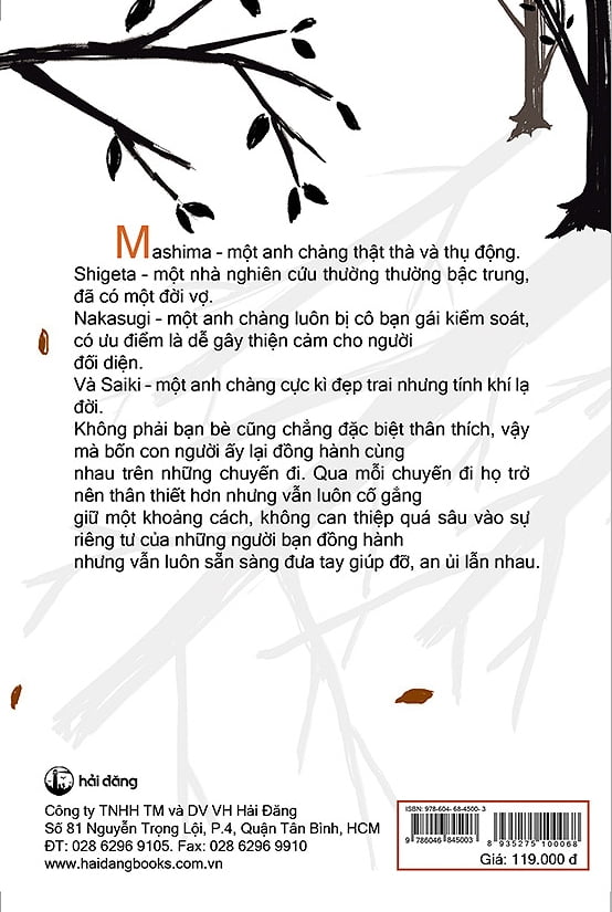 Sách Bốn Chàng Trai Cùng Nhau Đi Du Lịch