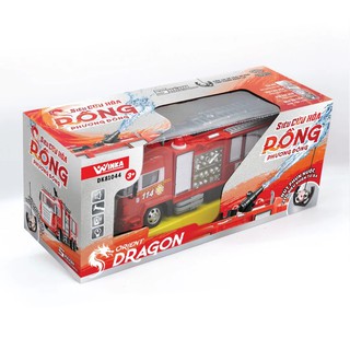 Xe Cứu Hỏa Điều Khiển Từ Xa Phun Nước Có Nhạc Và Đèn - Duka