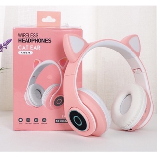 TAI NGHE BLUETOOTH CHỤP TAI HÌNH TAI MÈO MODEL TO- 89  CÓ KHE CẮM THẺ NHỚ (Tặng kèm cáp âm thanh 3.5 ) )