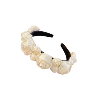 Cài tóc hoa hồng cho bạn gái siêu xinh, bờm tóc thủ công cao cấp
