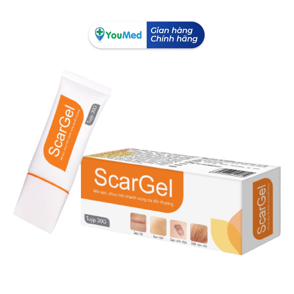 Scar gel làm mờ sẹo, phẳng vết sẹo (Tuýp 28g)