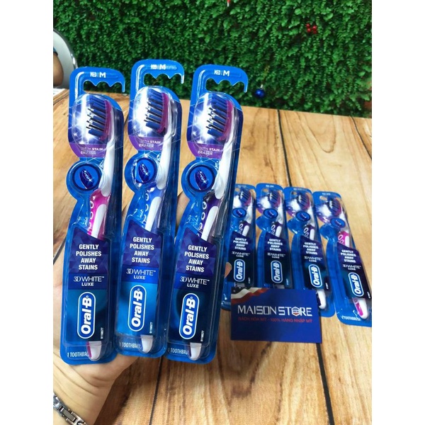 Bàn chải đánh răng ORALB 3D White Soft /Bàn chảy đánh răng