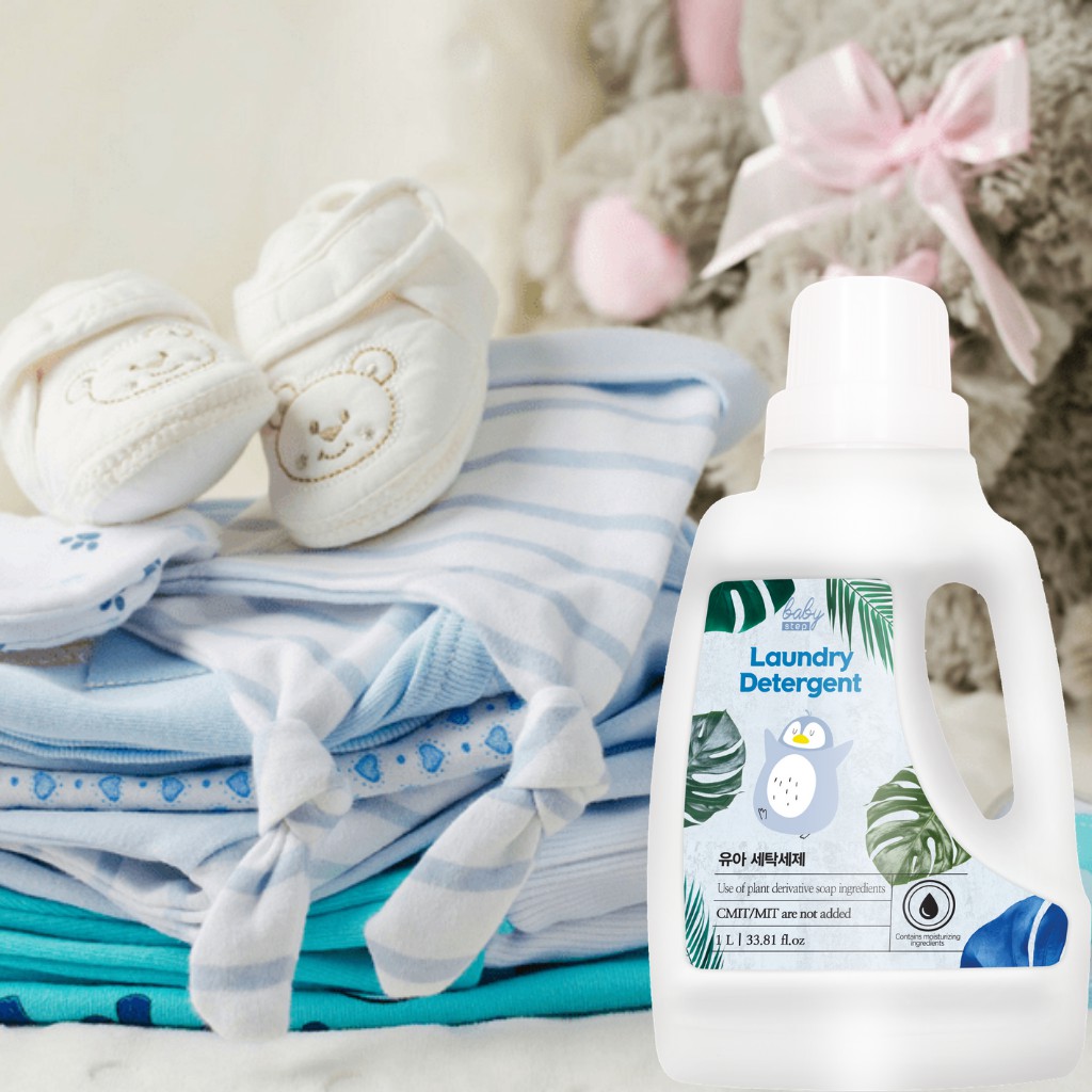 Nước giặt quần áo hữu cơ cho bé Baby Step 1000ml