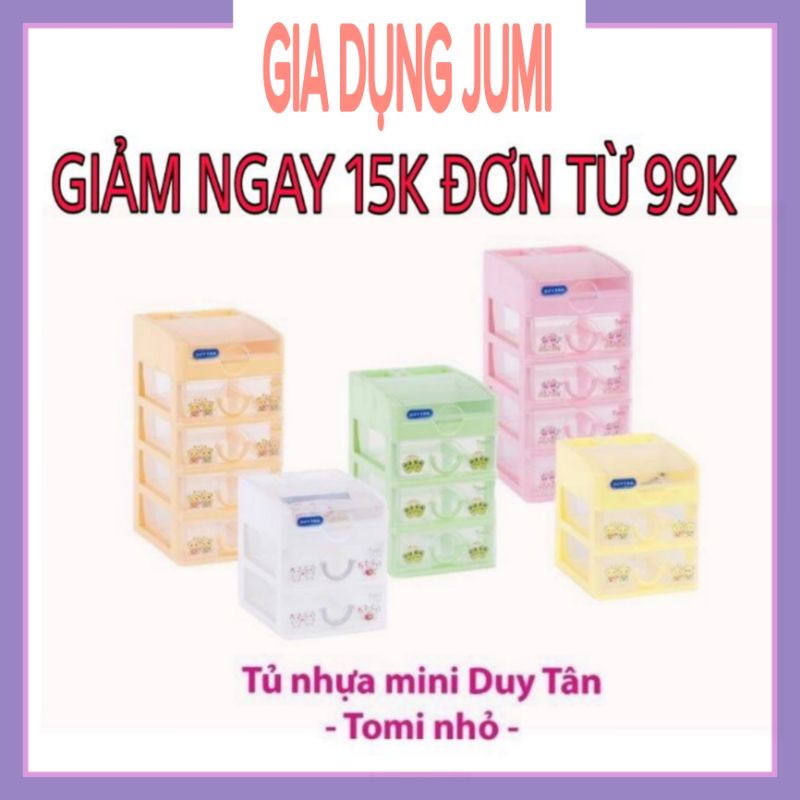 Tủ nhựa mini Duy Tân - TOMI nhỏ đựng đồ siêu Kute