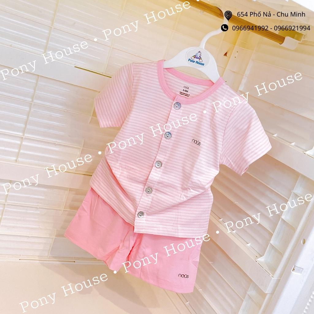 Bộ Quần Áo Cộc Nous Cài Thẳng Chất Nu Petit Cho Bé Size 3-6 Tháng Đến 9-12 Tháng Mẫu Mới 2022