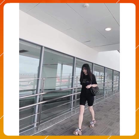 Quần legging ngố nâng mông, quần legging lửng nữ tập gym, yoga vải cotton cao cấp co dãn 4 chiều dáng ôm | BigBuy360 - bigbuy360.vn