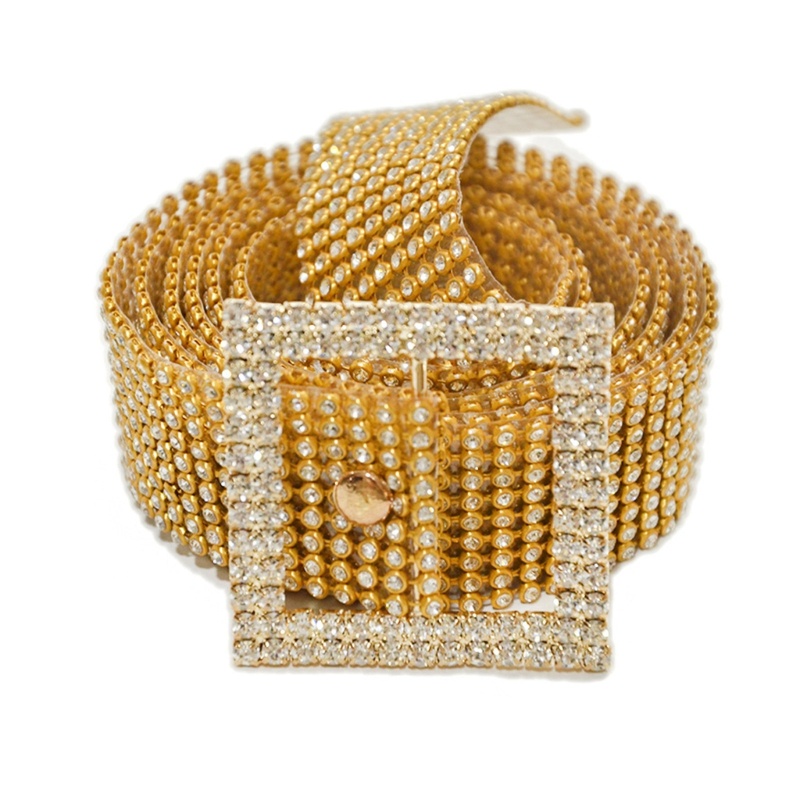 Thắt Lưng Đính Đá Lấp Lánh Sang Trọng Cho Nữ