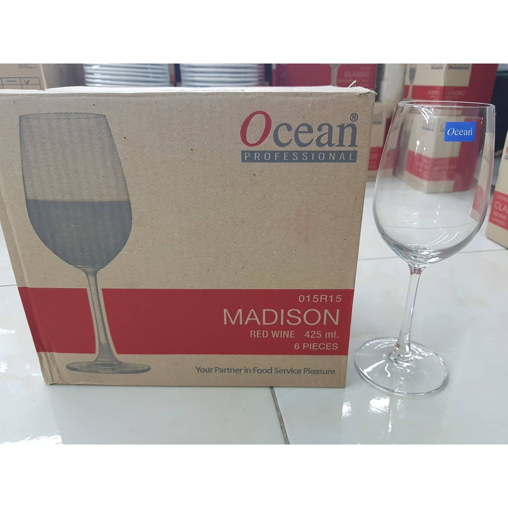 Ly uống rượu vang đỏ Madison 425ml