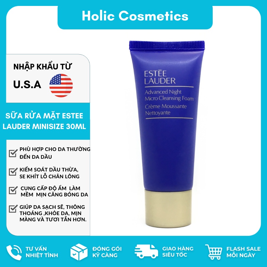 Sữa rửa mặt Estee Lauder minisize 30ml