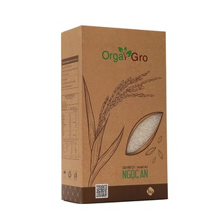 Gạo hữu cơ orgagro_ngọc an 1kg