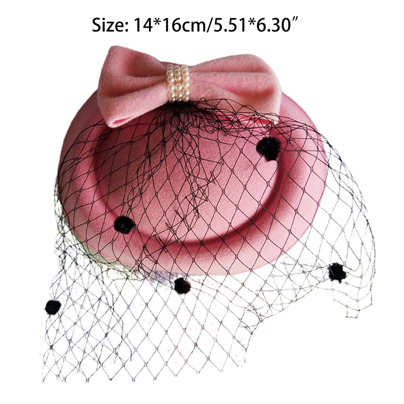 Kẹp Tóc Trang Trí Hình Nón Lưới Dễ Thương