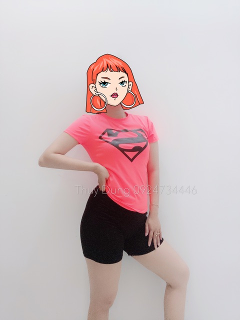 Áo Tập Gym Ôm Body Hình Superman Cực Hot