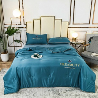 Bộ chăn ga gối lụa dream city