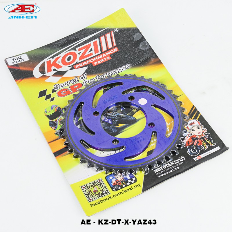 KOZI Dĩa tải (428-43T) xanh (YAZ) YAZ125