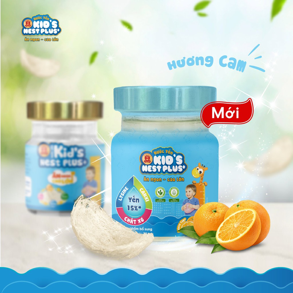 Nước yến sào cao cấp Thiên Việt Kid's Nest Plus+ (hủ 70ml) - hàng khuyến mãi