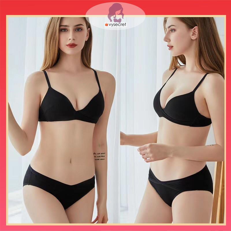 Bộ đồ lót VY SECRET,set nội y  cotton tôn đang,nâng ngực ,mềm mại C230 | BigBuy360 - bigbuy360.vn
