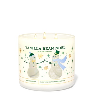 Nến thơm bath and body works vanilla noel bean 3 bấc