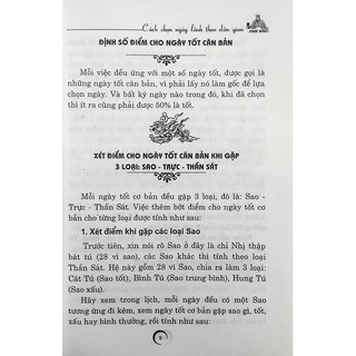 Cách chọn ngày lành theo dân gian