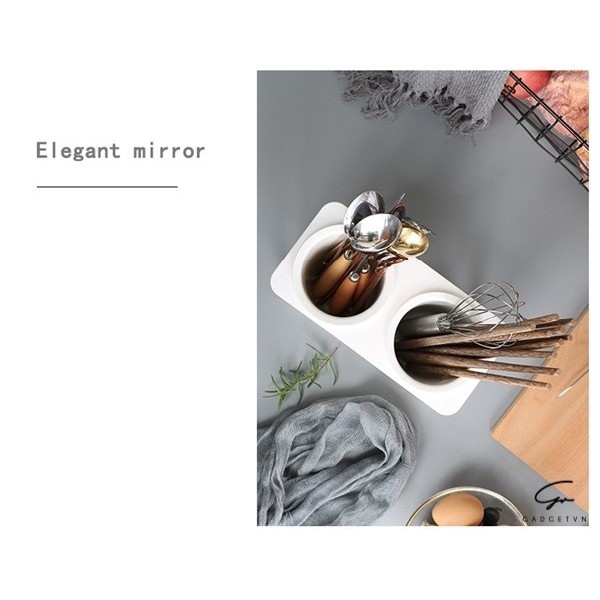 Ống đựng đũa 2 ống | BigBuy360 - bigbuy360.vn