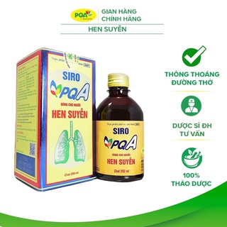PQA HEN SUYỄN: Giải cảm hàn, hóa thấp, thông phế, bình suyễn, hỗ trợ thông thoáng đường thở cho người hen suyễn