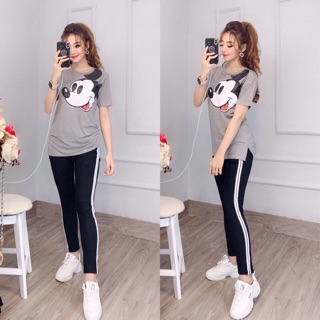Quần legging 2 sọc(KÈM ẢNH THÂT)