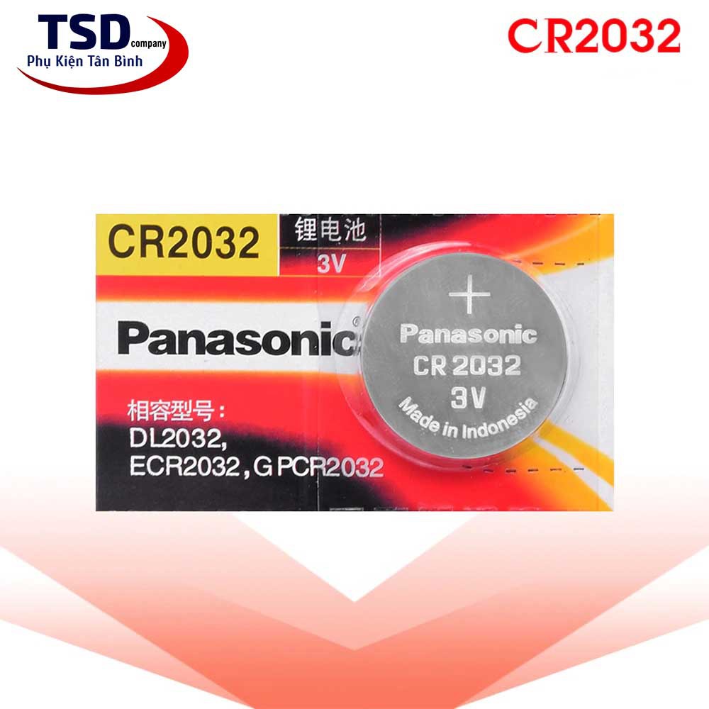 Pin Cmos Panasonic CR2032 Lithium 3V Chính Hãng