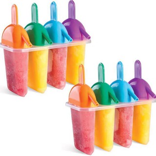 Bộ 8 Khuôn Làm Kem Có Ống Hút Tiện Lợi Hàng VNCLC