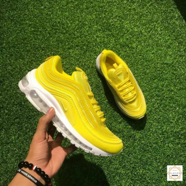 (FULLBOX - TẶNG MÓC KHÓA) Giày Thể Thao AIR MAX 97 Yellow Vàng đế Trắng