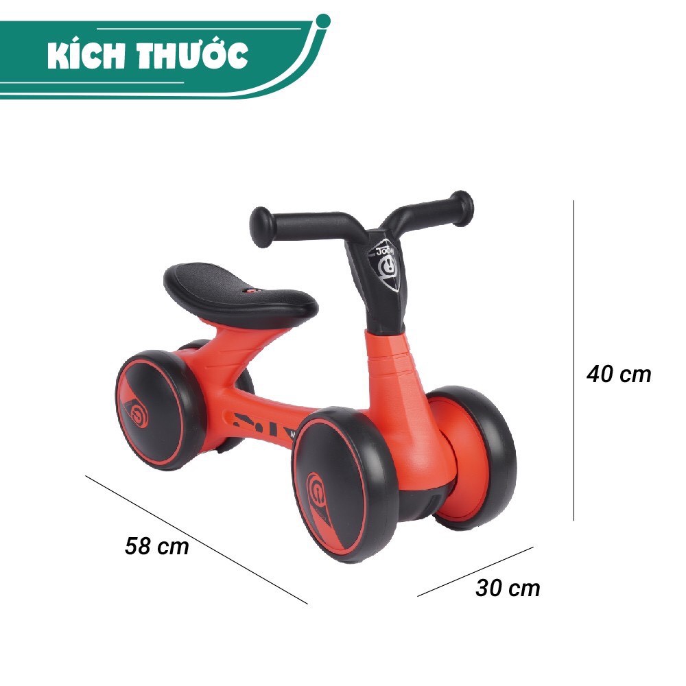 Xe chòi chân kiêm cân bằng mini Luddy cho bé Joovy 1006 - Dành cho trẻ từ 11- 36 tháng tuổi - thiết kế tiêu chuẩn Đức