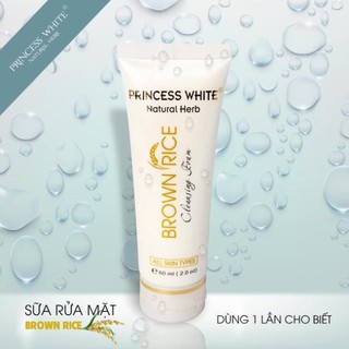 SỮA RỬA MẶT BROWN RICE PRINCESSWHITE