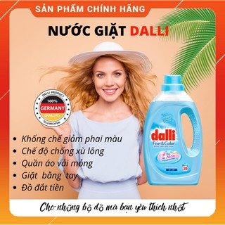 Nước Giặt 🇩🇪DALLI🇩🇪 MSP 4012400524006🇩🇪Chuyên dụng dành cho những loại quần áo màu, mỏng manh, đắt tiền, 1,1L