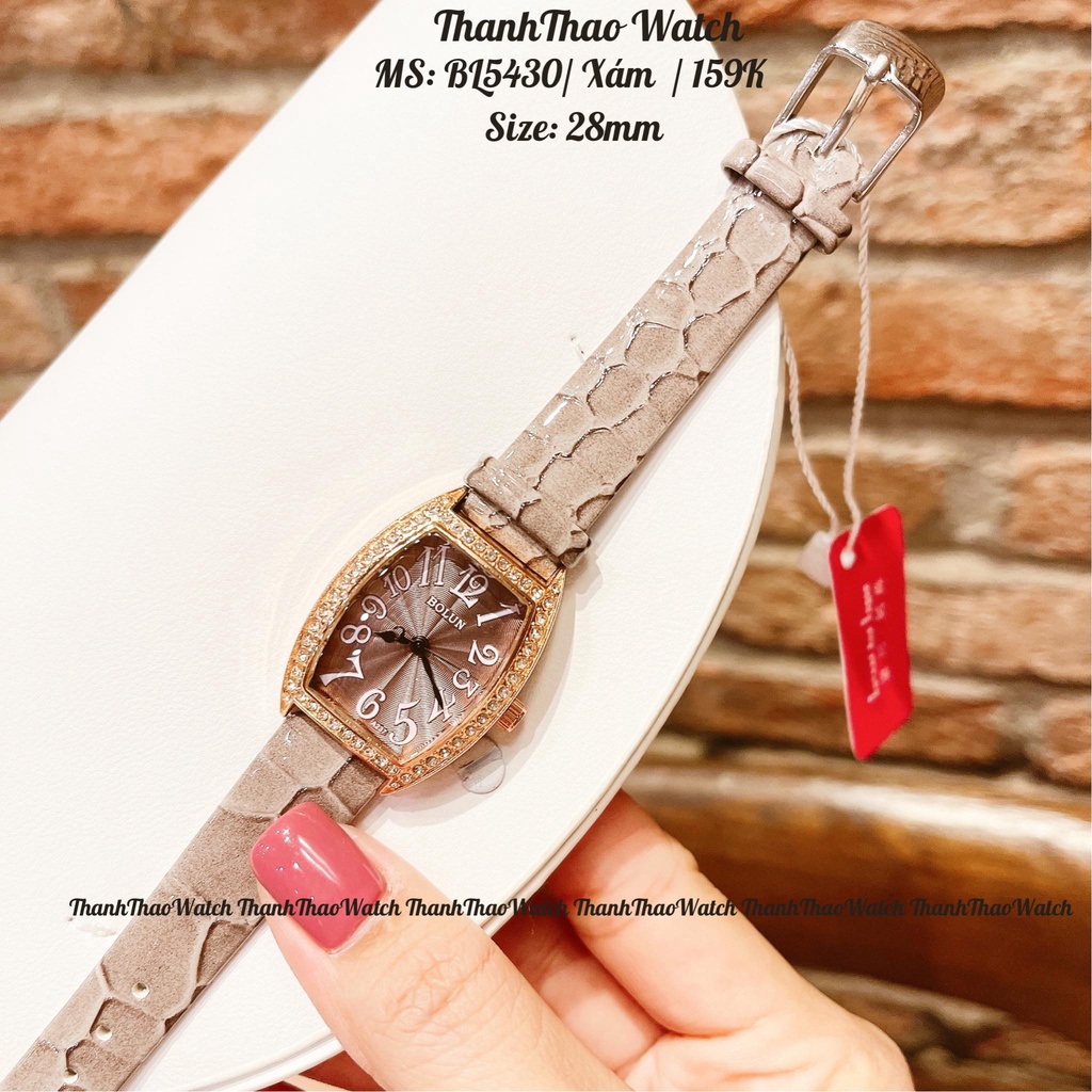 Đồng Hồ Nữ Đẹp ThanhThao Watch , Đồng Hồ Nữ Đeo Tay Dây Da BL5438 Chính Hãng