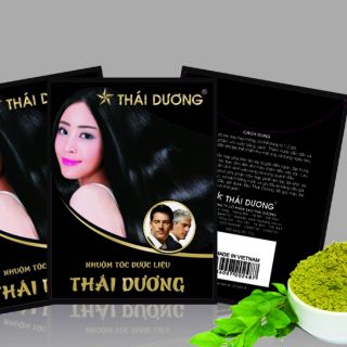 Dầu gội nhuộm đen tóc Thái Dương