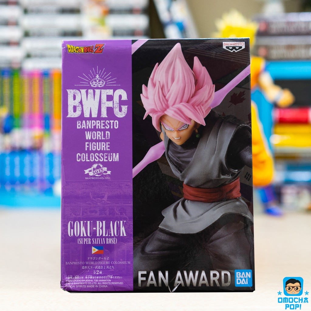 Mô hình Dragonball - Super Saiyan Rose Goku Black và lưỡi hái BWFC 2018 used