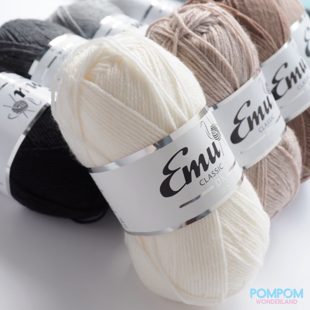 Len sợi Acrylic Yarn Emu Classic DK
