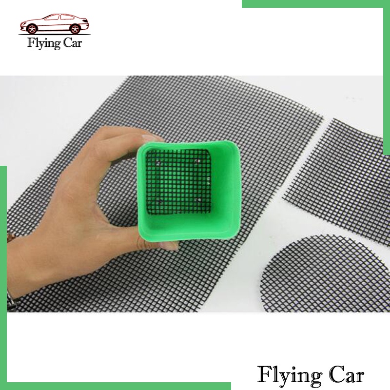 [Lzdjfmy2] 5 Tấm Lưới Lót Chậu Cây Bonsai Kiểm Soát Côn Trùng 15X15Cm