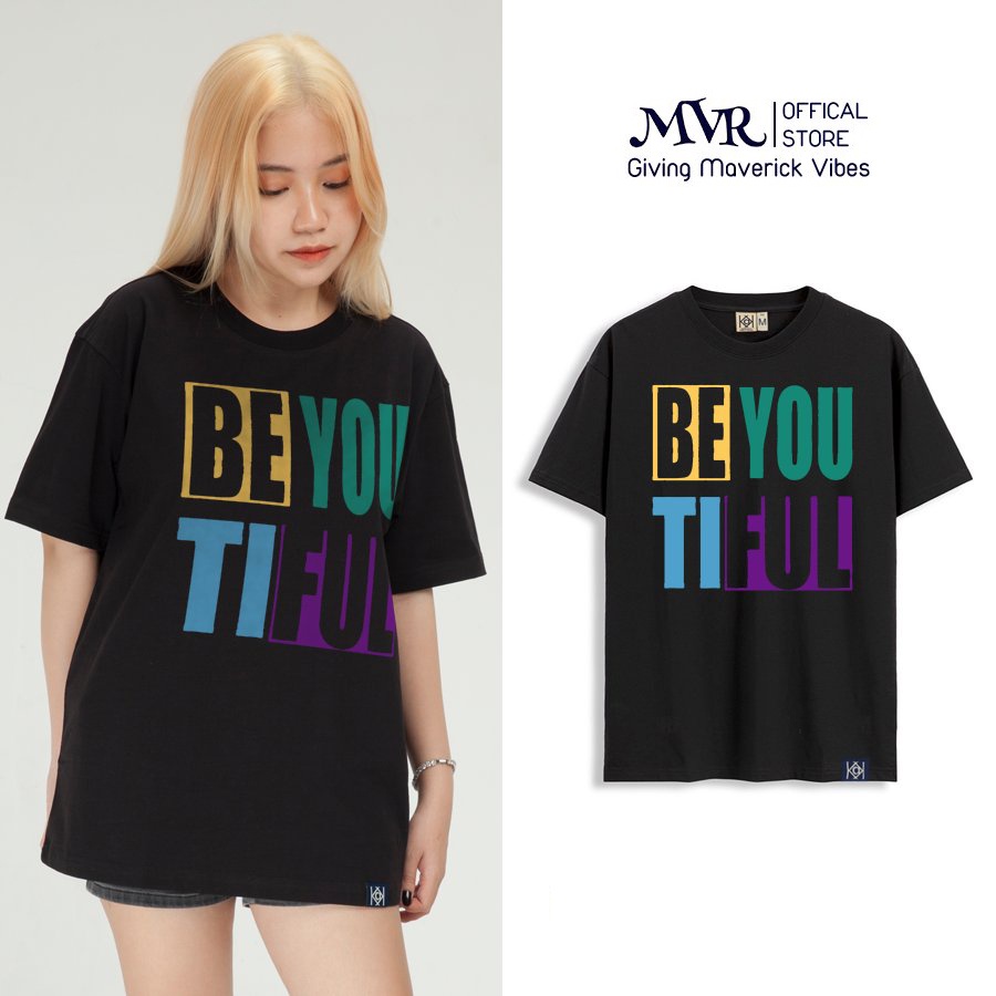 Áo thun basic nữ unisex Typo Be You Ti Ful Dễ Thương MVR KK3817