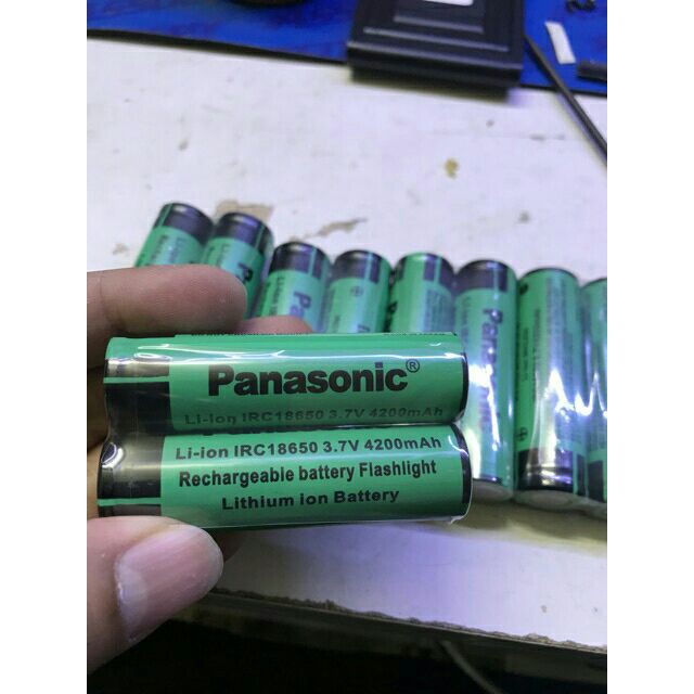 Pin Li-Ion Panasonic IRC 18650 4.2V 4200mAh - Đầu Lồi