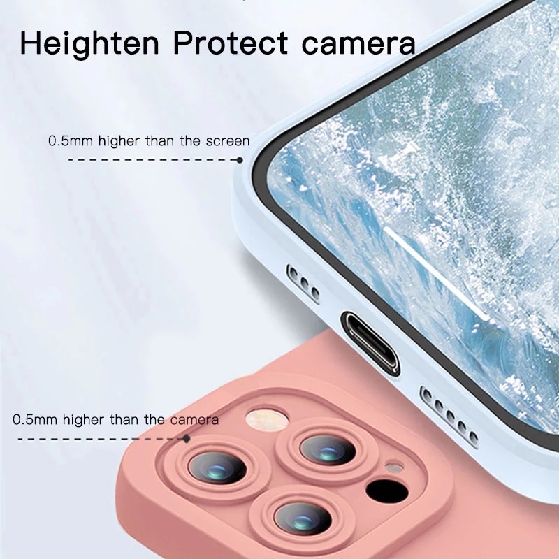 Ốp điện thoại silicone dẻo nhiều màu sắc tùy chọn thích hợp cho IPHONE 13 PRO MAX 11 12 7 8 XS XR XS MAX