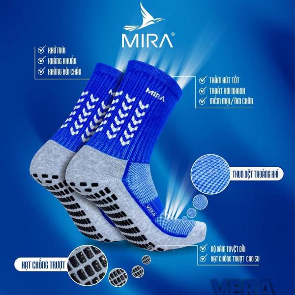 Tất Chống Trơn, Vớ Đá Banh Đá Bóng Chống Trơn Chống Trượt Nhiều Màu Hàng Chính Hãng Mira