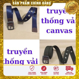 Thắt lưng vải canvas 💖 thắt lưng vải giá rẻ