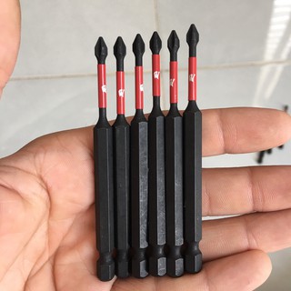 Mũi Vít Bake DIABLO PH1 Dài 90mm Màu Đen Tem Đỏ
